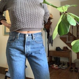 Vintage Levi’s 501 High Rise Straight Leg Jeans
